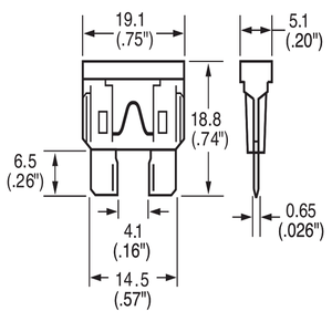 Super Mini Auto <strong>Fuse</strong> 2A 32V ATO Motorcycles Boat Car Blade Type Fast Acting <strong>Fuse</strong> 2amp 32v <strong>Fuse</strong> 0297002.WXNV - Product Image 5