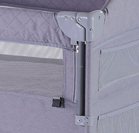 Parc pour bébé portable en métal, norme européenne moderne, utilisation intérieure/extérieure pour enfants de 0 à 3 ans, lit de voyage sécurisé