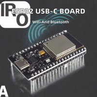 USB Type-C Fully Populated Surface Mount ESP32 Development Board CH340C UART WiFi Daya Ultra Rendah Dual Core Qxt