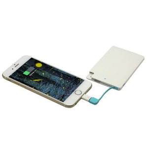 Custom Trending Print logo Power Bank Slim Gift Power Bank Credit Card Power Bank