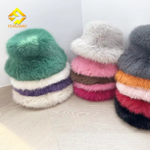 Hiver 2025 Nouveau chapeau féminin en <span class=keywords><strong>fourrure</strong></span> Chapeau seau mignon en fausse <span class=keywords><strong>fourrure</strong></span> Y2k épais extérieur chaud en peluche Chapeau en fausse <span class=keywords><strong>fourrure</strong></span> - Product Image 4