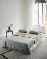 Parure de lit quatre pièces moderne et respirante, résistante à l'eau, ultra-fine, pour l'été, avec imprimé réactif et écologique