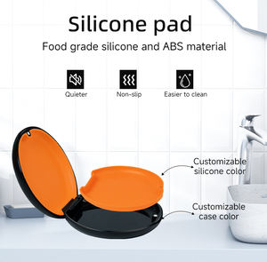 Opbergdoos voor beugels met logo, magnetisch sluitbaar, voor orthodontische beugels en gebitsprotheses - Product Image 2