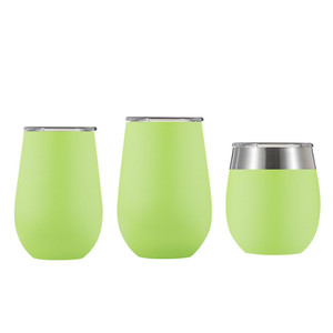 Everich <span class=keywords><strong>Amazon</strong></span> Top vender 12oz acero inoxidable de doble pared con aislamiento vino vaso con BPA libre tapa - Product Image 1