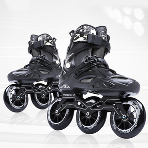 <span class=keywords><strong>Patines</strong></span> <span class=keywords><strong>de</strong></span> Carreras <span class=keywords><strong>de</strong></span> <span class=keywords><strong>Tres</strong></span> <span class=keywords><strong>Ruedas</strong></span> Grandes con Carcasa <span class=keywords><strong>de</strong></span> Nailon <span class=keywords><strong>de</strong></span> Una Sola Fila para Hombres y Mujeres Adultos - Product Image 1