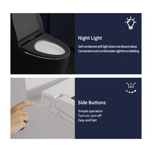 Nouveau couvercle de toilette électronique intelligent, s'adapte à différents types, couvercle de toilette automatique, bidet intelligent à commande à distance, siège de toilette - Product Image 5