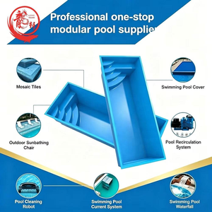 <span class=keywords><strong>Piscine</strong></span> en fibre de verre préfabriquée de luxe China Longxuan, <span class=keywords><strong>coque</strong></span> en PRV/GRP, production américaine, en vente - Product Image 2