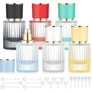 Flacon de parfum de luxe 20 ml en verre, couleur or métallique, impression sérigraphique, pulvérisateur à pompe, bouchon à vis, flacon de parfum vide artisanal - Product Image 3