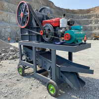 Service de personnalisation de l'usine de concasseurs Rongde pour concasseur à mâchoires PE150*250 avec machine de criblage