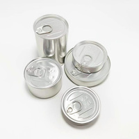 Logo personnalisé 3.5g Meilleure vente de boîtes de conserve en métal vides transparentes auto-scellantes avec couvercles Récipient en étain de 100ml Conception à sceller sous pression