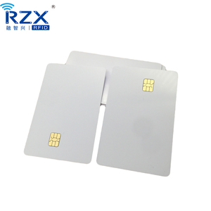 Thẻ Thông Minh Màu Trắng Trắng Trắng Với Sọc Từ ISO7816 Thẻ In Nhiệt SLE4428 Liên Hệ Với Chip PVC - Product Image 4