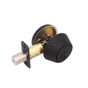 Cerradura de Seguridad para Puerta de Hogar, Cerrojo de Cilindro Único, Acero Inoxidable Cromado - Product Image 2