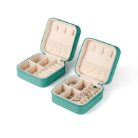 Mini Étui à Bijoux Rigide Tendance pour Femme, Résistant à l'Eau, Léger, Personnalisable, Organisateur de Boucles d'Oreilles, Boîte Cadeau Demoiselle d'Honneur