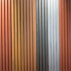 Revestimiento de Pared Exterior WPC 100% Reciclado, Panel de Madera 3D para Decoración Exterior de Casas - Product Image 5