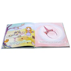 Customized hardcover children's animation book printing service cheap color printing educational books