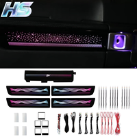 Kit de bande lumineuse d'ambiance pour l'intérieur de la voiture, 64 couleurs, style ciel étoilé, commande par application, pour Land Rover Range Rover 2007-2012