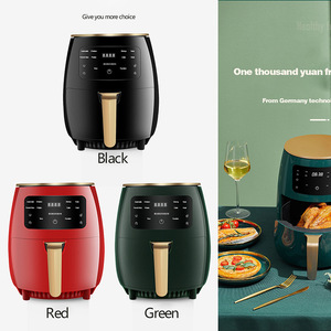 Friteuse domestique 4.5L transfrontalière 110V four électrique domestique américain et européen écran tactile intelligent fry mac - Product Image 5