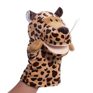 25cm lindo Animal <span class=keywords><strong>de</strong></span> peluche marioneta <span class=keywords><strong>de</strong></span> mano juguete Lobo León cocodrilo vaca marioneta mano educación historia muñeca juguete para bebé chico - Product Image 3