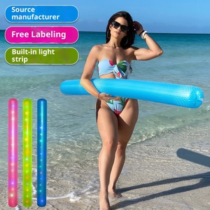Nuovo Bastone Gonfiabile Luminoso per Nuoto con Luci Integrate <span class=keywords><strong>Effetto</strong></span> Lampeggiante Modello D2112 Design Monocolore - Product Image 1