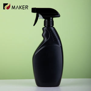 Vacío 250ml <span class=keywords><strong>500ml</strong></span> 750ml 8 16 oz Limpiador personalizado HDPE Plástico negro mate Mini gatillo Pulverizador de alcohol Botella de <span class=keywords><strong>spray</strong></span> de niebla fina - Product Image 2