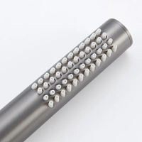 Système de douche à cascade moderne et créatif en laiton, 3 voies, gris, mitigeur complet de robinet de salle de bain, style contemporain