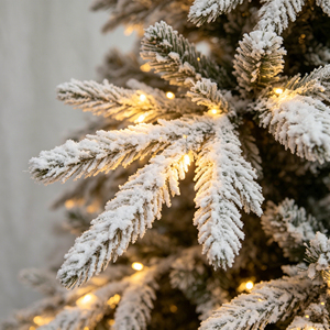 Árbol <span class=keywords><strong>de</strong></span> Navidad Artificial Blanco con Nieve Artificial, Ramas Densas Realistas, Decoración para Bodas, Eventos, Hogar y Festividades, Fabricante OEM - Product Image 4