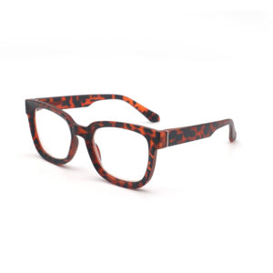 Montures de lunettes de lecture carrées unisexes de haute qualité en gros, correction de <span class=keywords><strong>la</strong></span> <span class=keywords><strong>presbytie</strong></span> en noir et rouge, verres en PC - Product Image 2