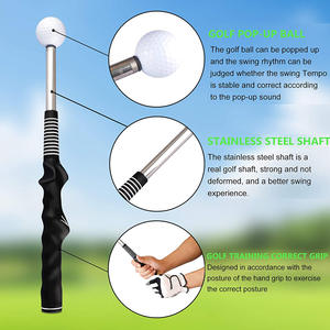 Beginner Golf Swing <b>Trainer</b> Telescopic <b>Warm</b>-Up Waist Swing Stick for Training Supplies - Product Image 3