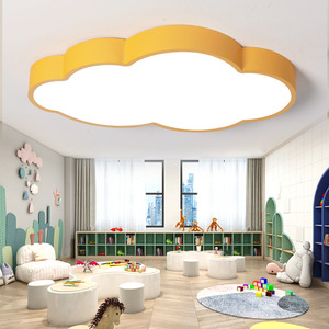 Cloud-shaped Ceiling <b>Light</b> <b>Led</b> Touch Control For Kindergarten Early Childhood Education Center Classroom <b>Hallway</b> Study - Product Image 4