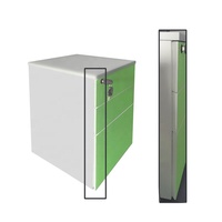 MFC — meuble de rangement à 3 tiroirs, verrouillage à clé mobile sur socle, armoire de remplissage en bois, pour bureau, nouveauté