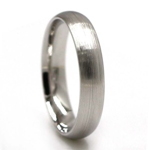 Le fedi nuziali piatte semplici 925 in argento Sterling di larghezza di 5MM possono essere personalizzate - Product Image 1
