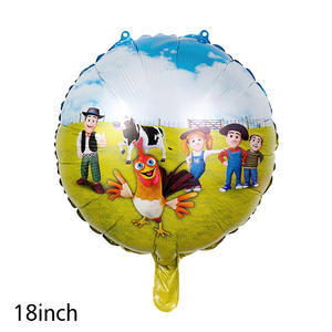 Globos de Mylar de papel de aluminio para niños, decoración de fiesta temática de animales de granja redondos de 18 pulgadas, suministros para fiestas - Product Image 6