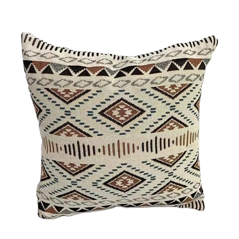 Dekorasi Rumah Sarung Bantal Antik Aztec Sarung Bantal Geometris Penutup Bantal Boho