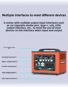 Портативная электростанция Best Buy MPX10 500 Вт, литий-ионная, с солнечной панелью и функцией запуска двигателя для автопутешествий, кемпинга, кипячения воды и приготовления пищи - Product Image 3