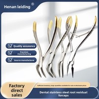 Matériel d'instruments dentaires : Pinces d'extraction radiculaire (élévateurs universels pour l'extraction radiculaire maxillaire/mandibulaire) et autres outils dentaires