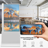 Écran transparent intérieur de 55 pouces, écran tactile OLED, téléviseur intelligent avec fonctionnalités intelligentes