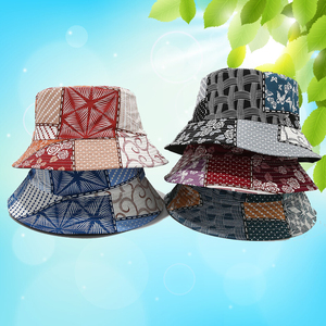 Chapeau seau de pêcheur Boho imprimé par sublimation Chapeau de soleil style Polynésie française pour l'extérieur, décontracté, fête, voyage, quotidien. - Product Image 1