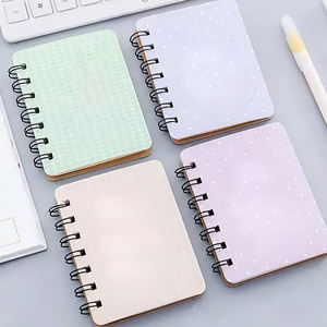 Agenda 2025 A3 relié en cuir véritable avec couverture en tissu et en PP, reliure spirale, journal de soins ou fournitures - Product Image 4