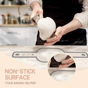Imbragatura per pane in Silicone per forno olandese 2 pezzi per pane riutilizzabile antiaderente con manici lunghi facile da trasferire pane a lievitazione naturale - Product Image 2