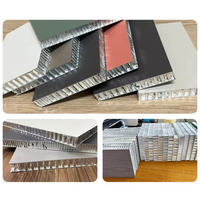 Panneaux en aluminium alvéolaires personnalisables, résistants à la déformation, écologiques, imperméables et ignifuges, prix usine
