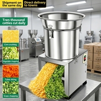 Fabrieksgroothandel RVS-emmer Grashakselaar 220V 50HZ Kopermotor Veevoederverwerkingsmachine Groente Fruit