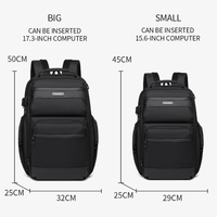Sac à dos de voyage tendance OZUKO 9770 pour hommes, imperméable, multifonctionnel, léger, décontracté, sac d'école, sac à dos d'affaires