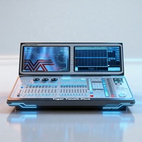 Console de contrôle d'éclairage Tiger Touch 2 avec flight case