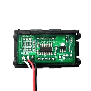ZYSY Voltmetro Digitale Mini da 0,56 Pollici con Display LED Rosso Verde Blu, Misuratore di Tensione per Uso Domestico, <span class=keywords><strong>3</strong></span> Cifre, <span class=keywords><strong>DC</strong></span> 4,5V-30V, 2 Fili - Product Image 3