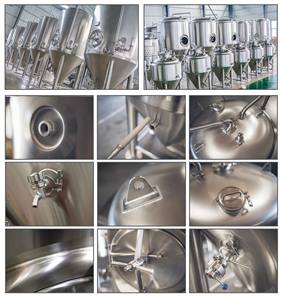 Equipo de elaboración de cerveza micro cervecería 500L 800L 1000L cerveza artesanal máquina de fabricación de cerveza equipo de elaboración de cerveza industrial - Product Image 6