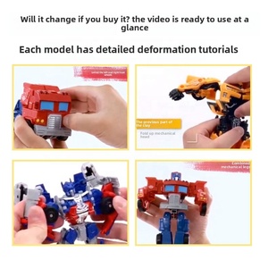 <strong>Transformation</strong> Toy Car <strong>Robot</strong> Model Alloy Version Optimus Wasp Cable Dinosaur King Kon Kidsren's Boy Figure - Product Image 4