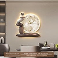 Jam Dinding Quartz Modern Tanpa Suara, Kristal Bercahaya, Jarum Analog MDF, Dekorasi Ruang Tamu Ruang Makan Geometris
