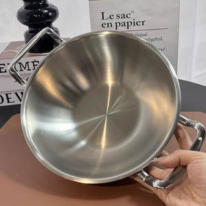 Sartén <span class=keywords><strong>para</strong></span> <span class=keywords><strong>paella</strong></span>, sartén <span class=keywords><strong>para</strong></span> <span class=keywords><strong>paella</strong></span> de acero inoxidable de 9,4 pulgadas adecuada <span class=keywords><strong>para</strong></span> todas las estufas, incluida la inducción, 24CM - Product Image 5