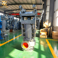 Pompe centrifuge submersible hydraulique pour boues minières, robuste, sans alimentation électrique, haute résistance à l'usure, garantie de deux ans