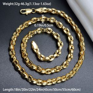 Collar de nariz de cerdo chapado en oro de 18k con sello 750 de cobre italiano al por mayor para mujer, cadena de clavícula con colgante, delicado - Product Image 5
